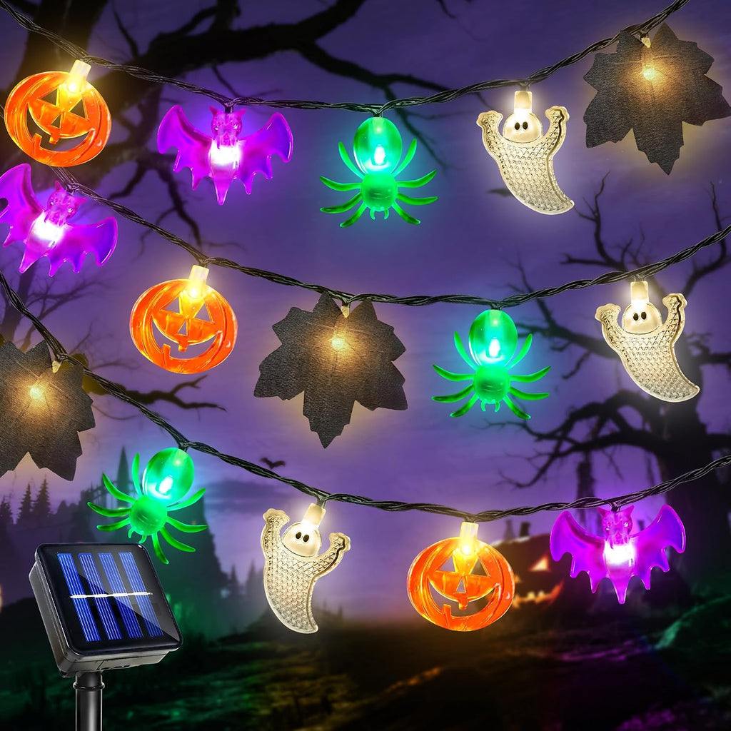 Solar Halloween String Lights Outdoor