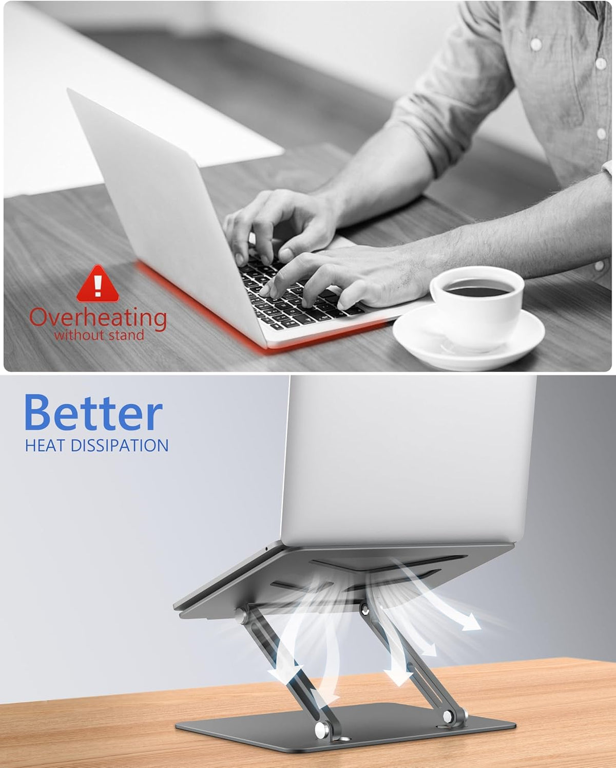 Adjustable Aluminum Laptop Stand
