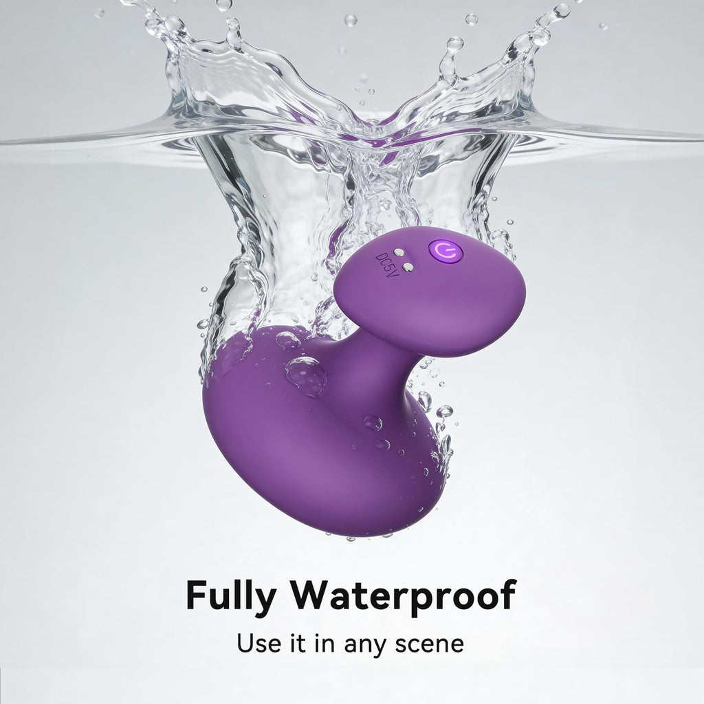 Handheld Massage Ball, Portable Mini Body Massager, Multifunctional Rechargeable Relaxation Massage Tool (Violet)