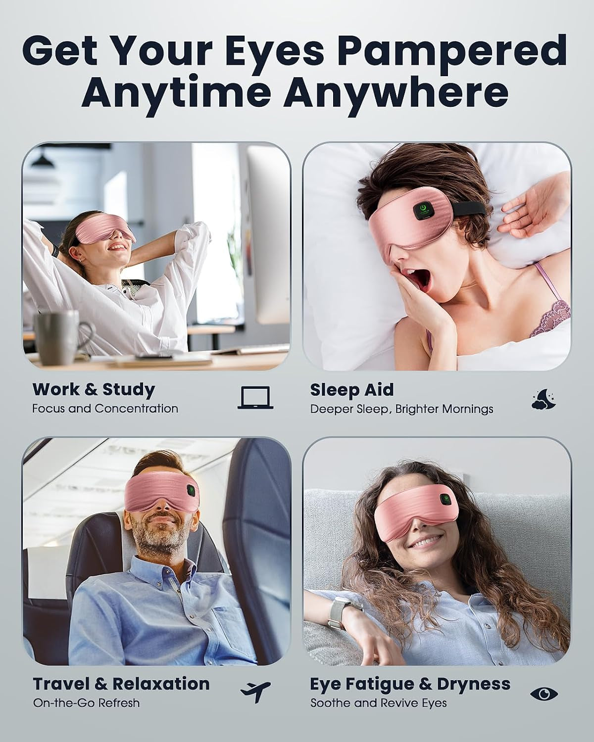 Cordless Heated Eye Mask