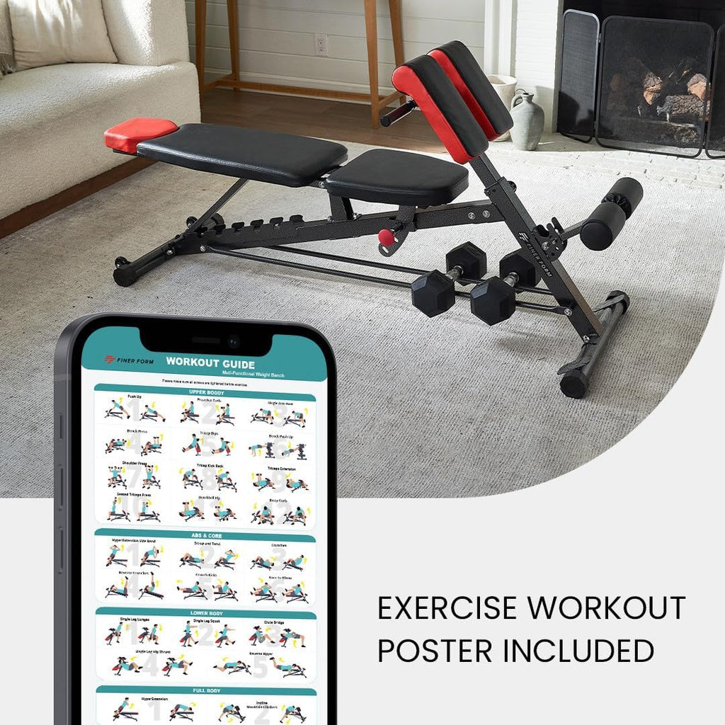 Finer Form Adjustable Weight Bench