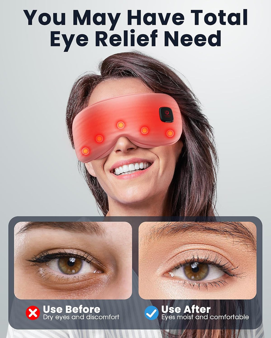Cordless Heated Eye Mask