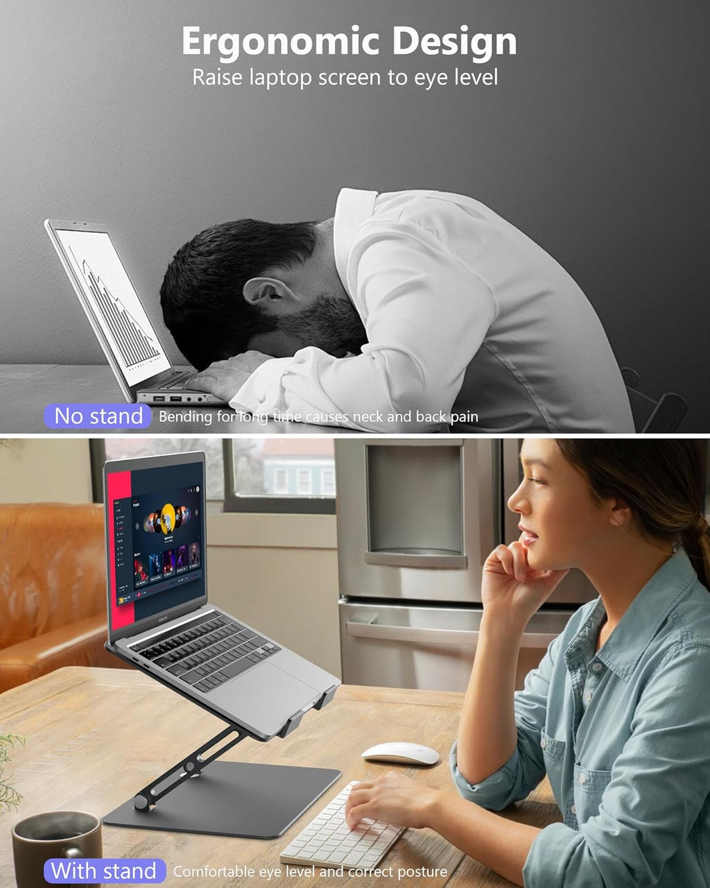 Adjustable Aluminum Laptop Stand