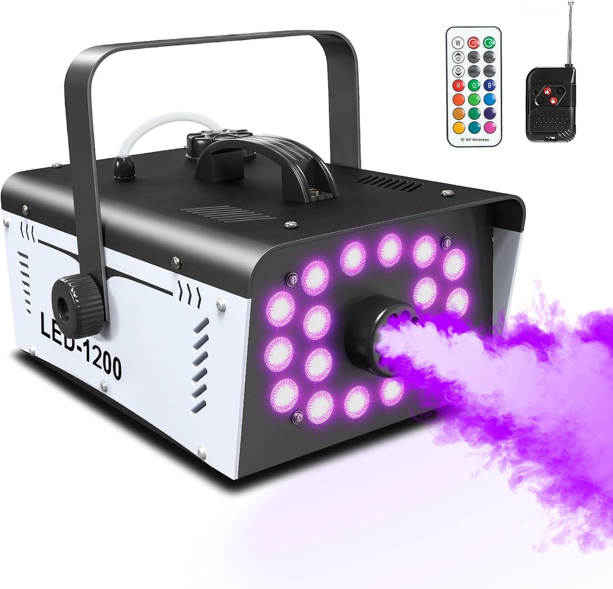 1200W Fog Machine with 18 LED Lights