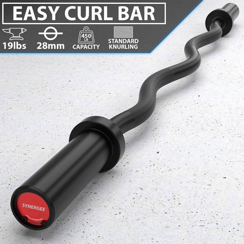 Synergee EZ Curl Olympic Bar