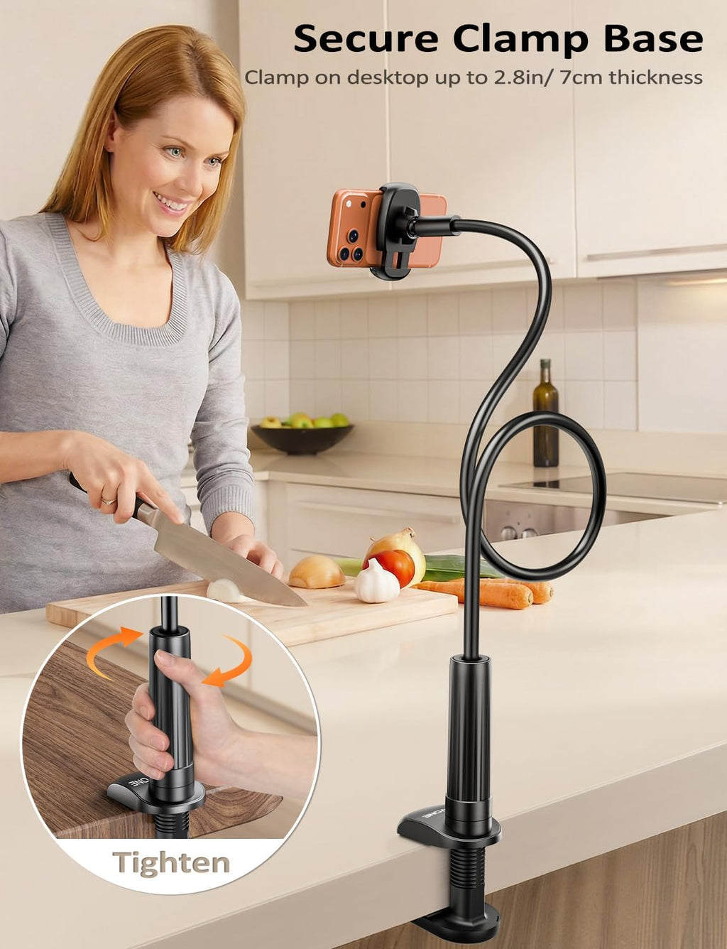 Gooseneck Phone Holder Stand