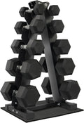 Rubber Hex Dumbbell Set