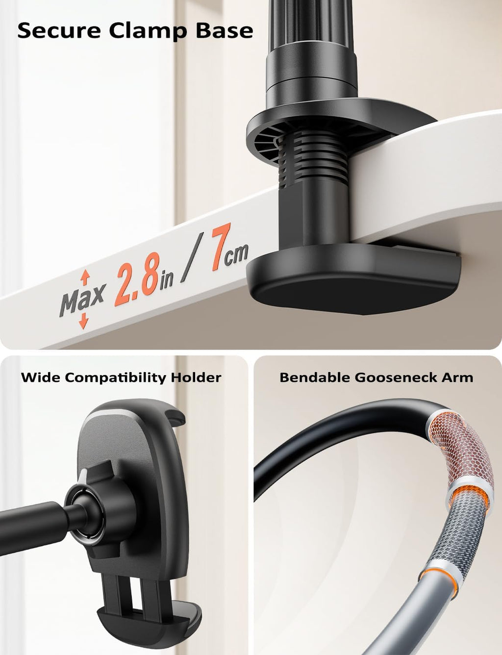 Gooseneck Phone Holder Stand