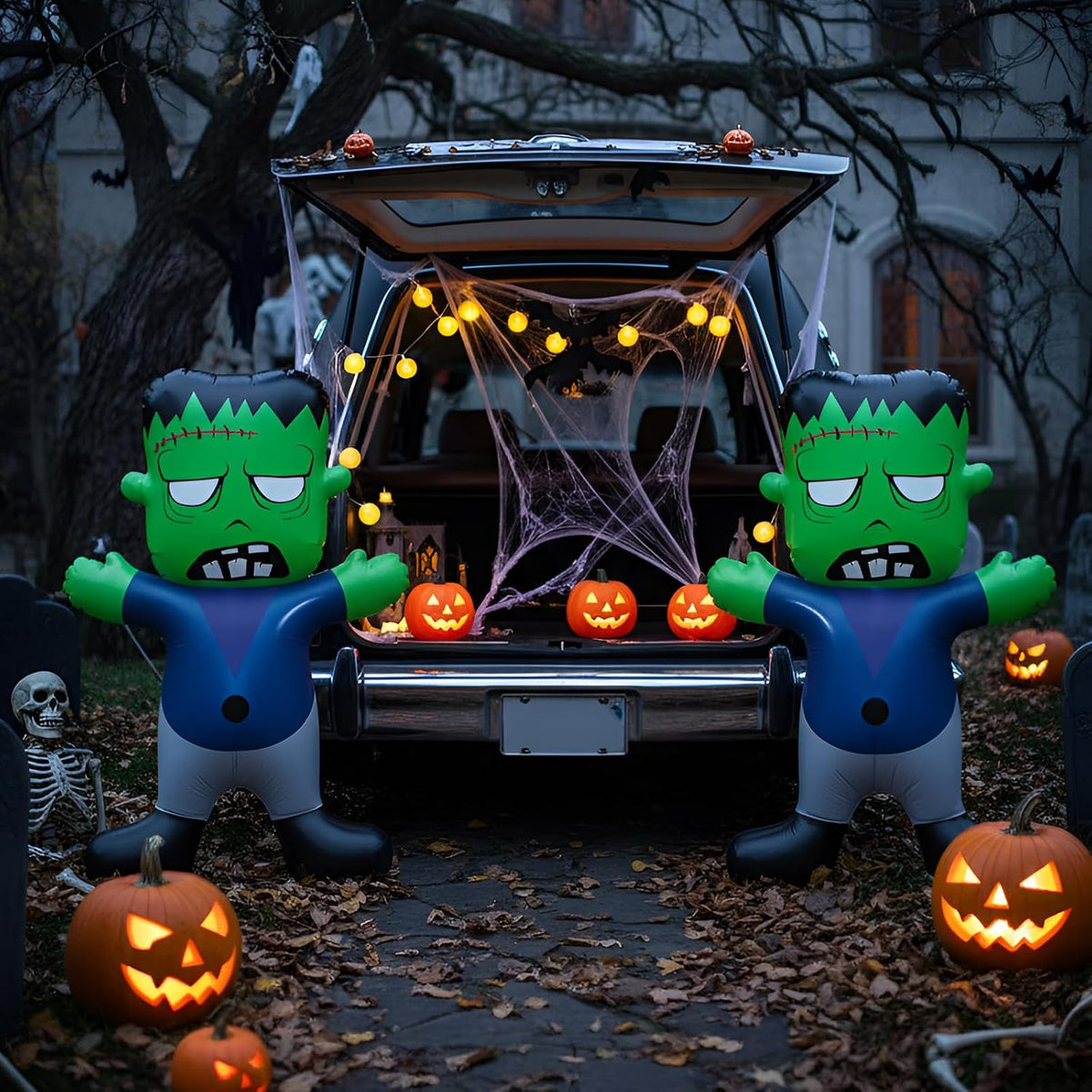 Halloween Inflatable Green Decoration