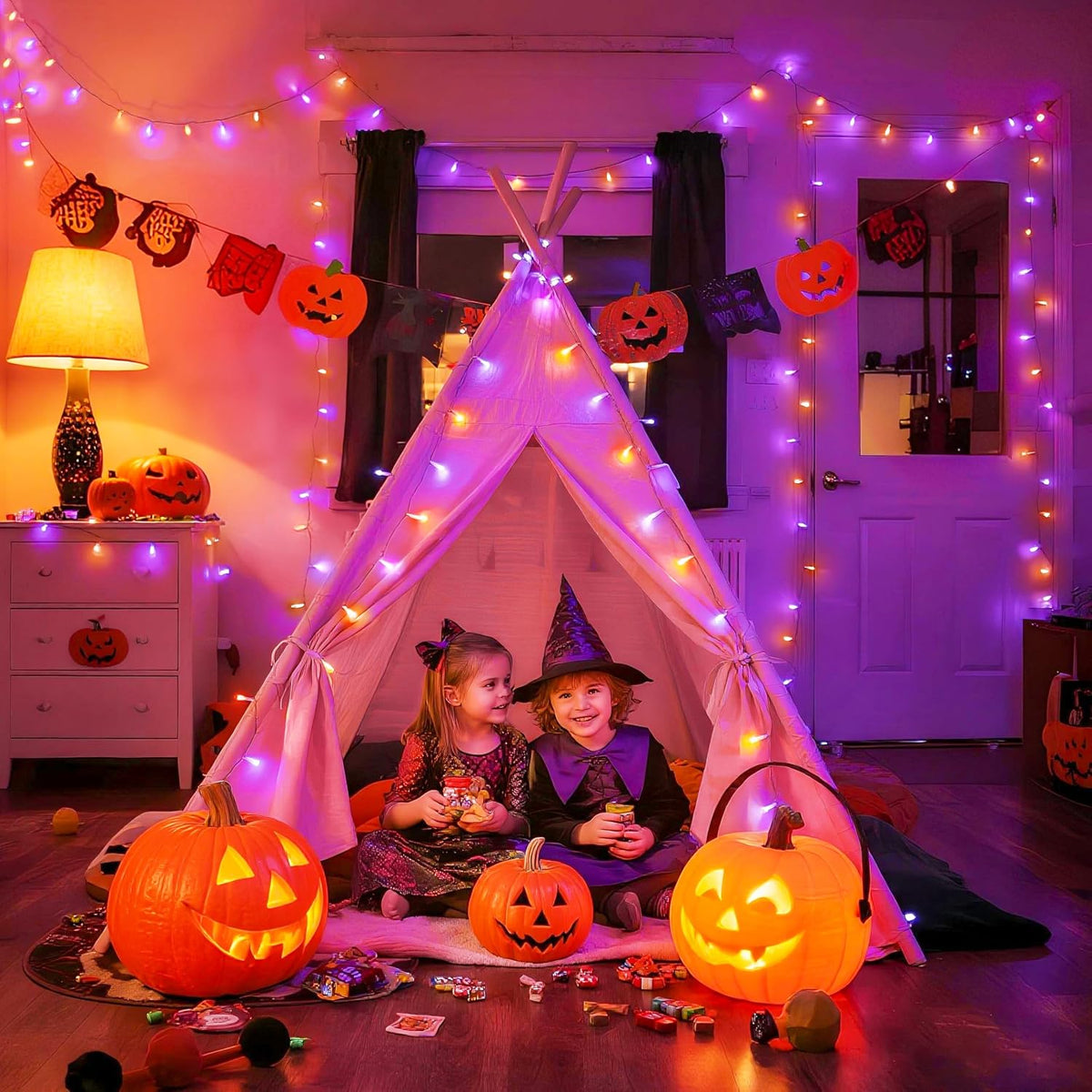 600 LED Halloween String Lights