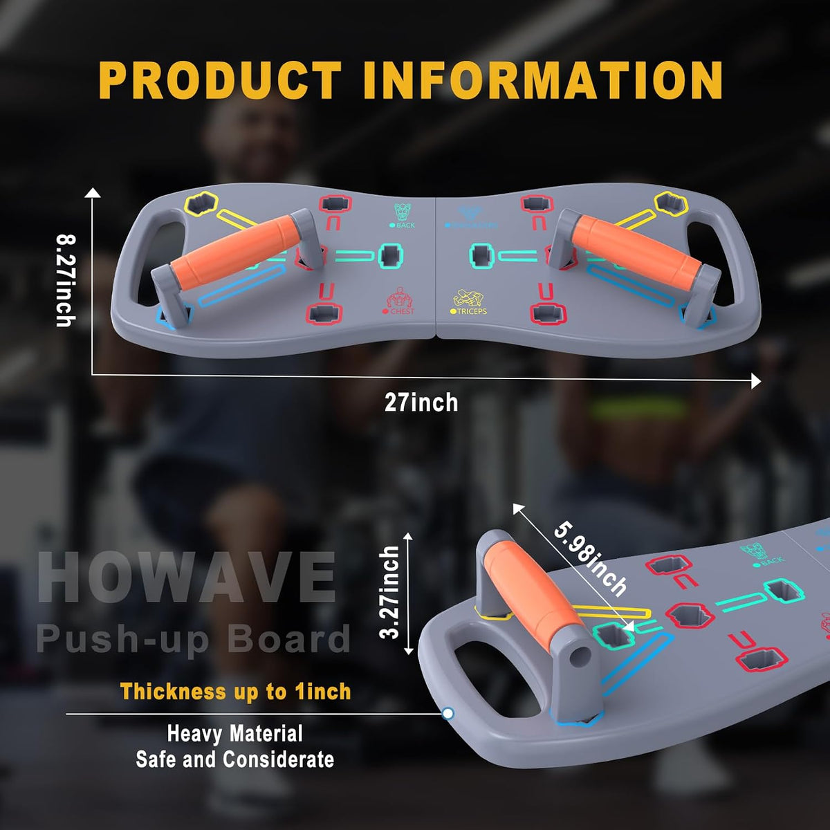 HOTWAVE Push Up Board