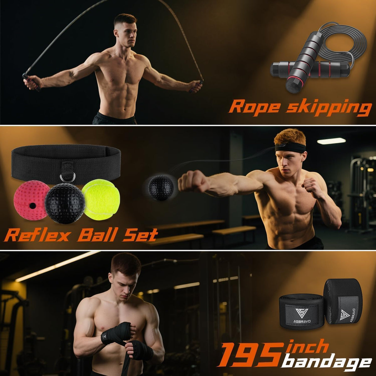 4 ft Punching Bag Set