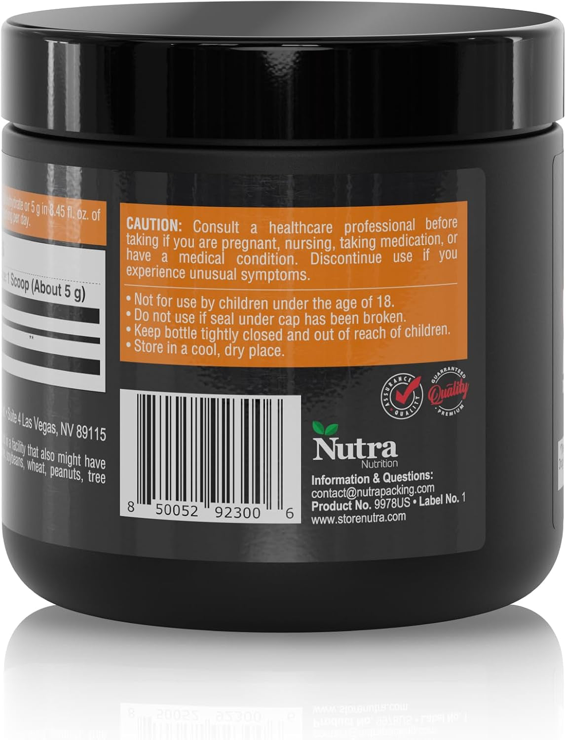 Creatine Monohydrate Powder 5G 30 Servings Unflavored 150G