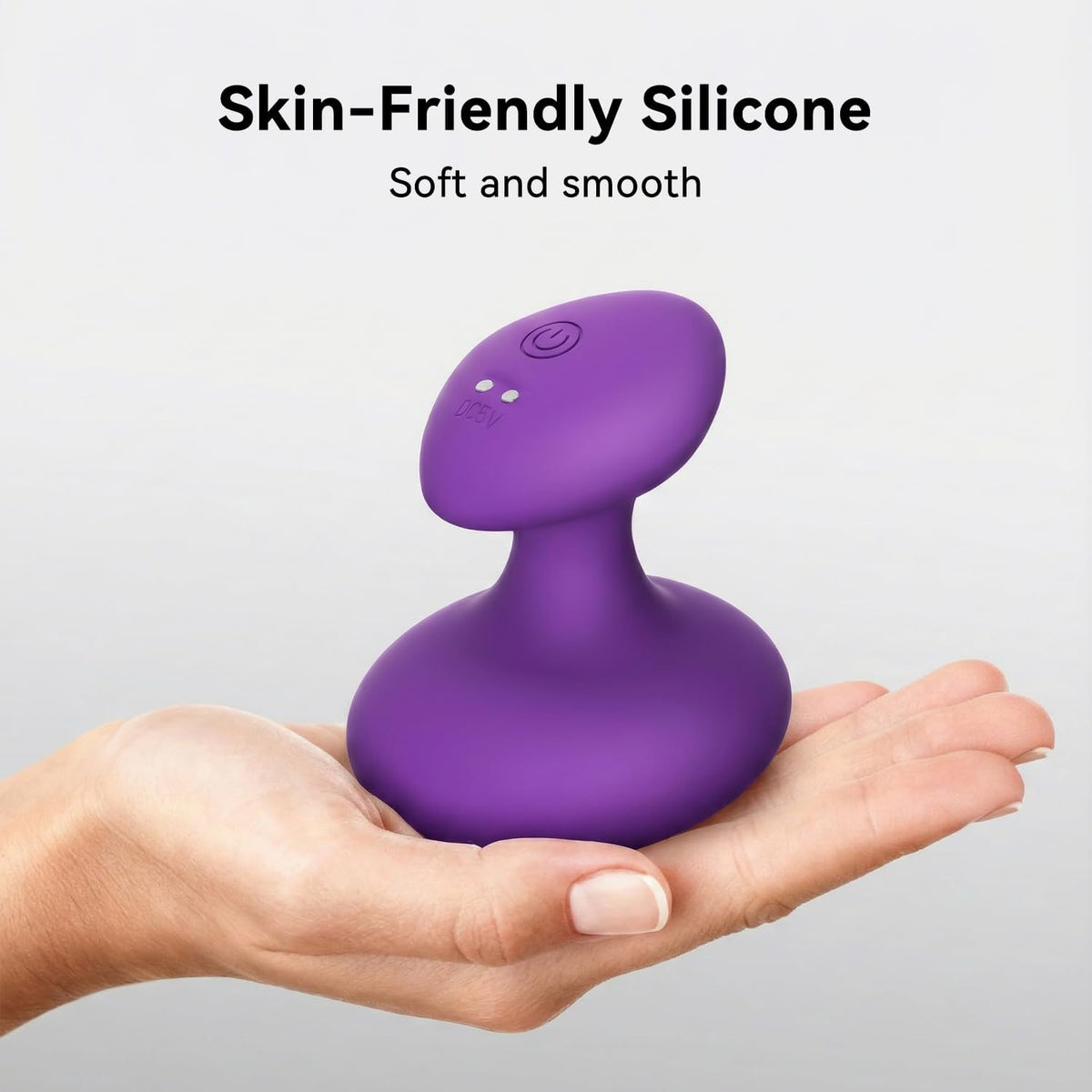 Handheld Massage Ball, Portable Mini Body Massager, Multifunctional Rechargeable Relaxation Massage Tool (Violet)
