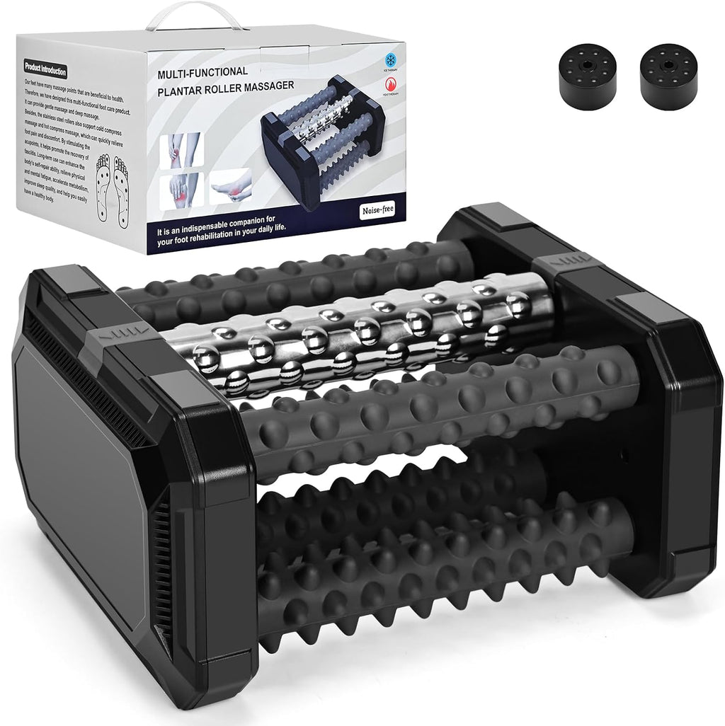 Plantar Fasciitis Relief Foot Roller Massager, Cold Therapy & Reflexology
