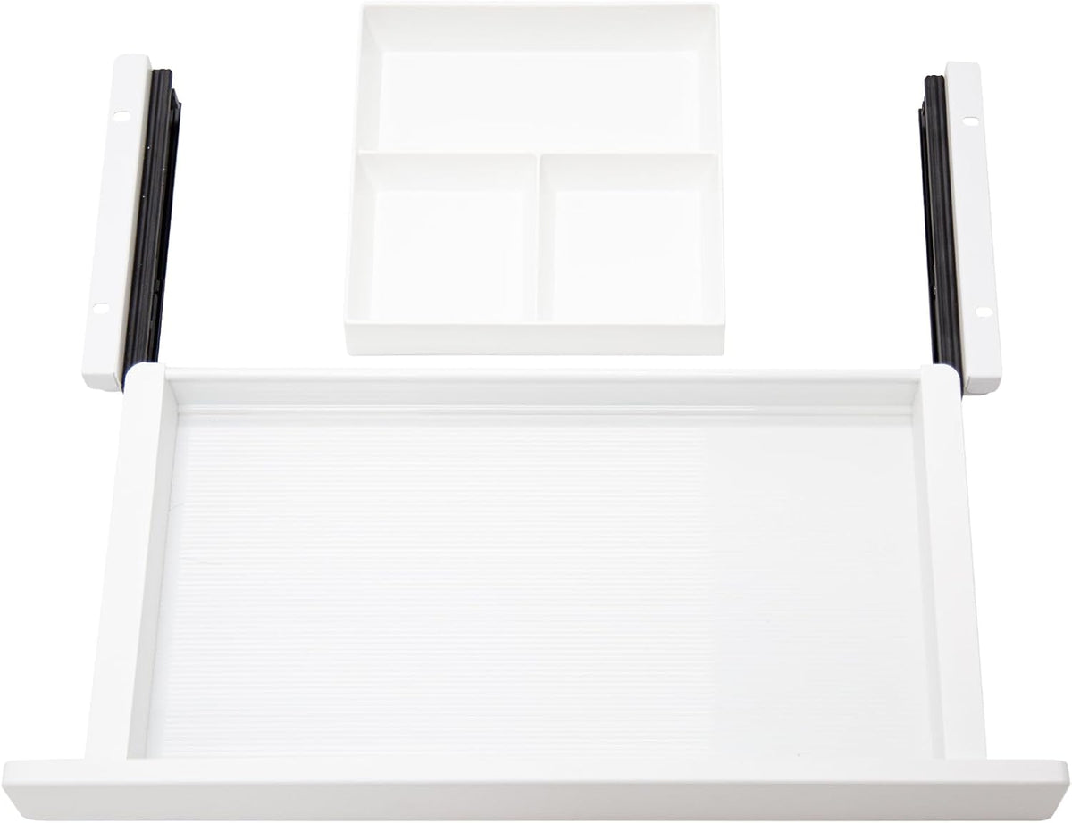 Under Desk Drawer, Hidden Slide-Out Storage Organizer for Home Office Desk