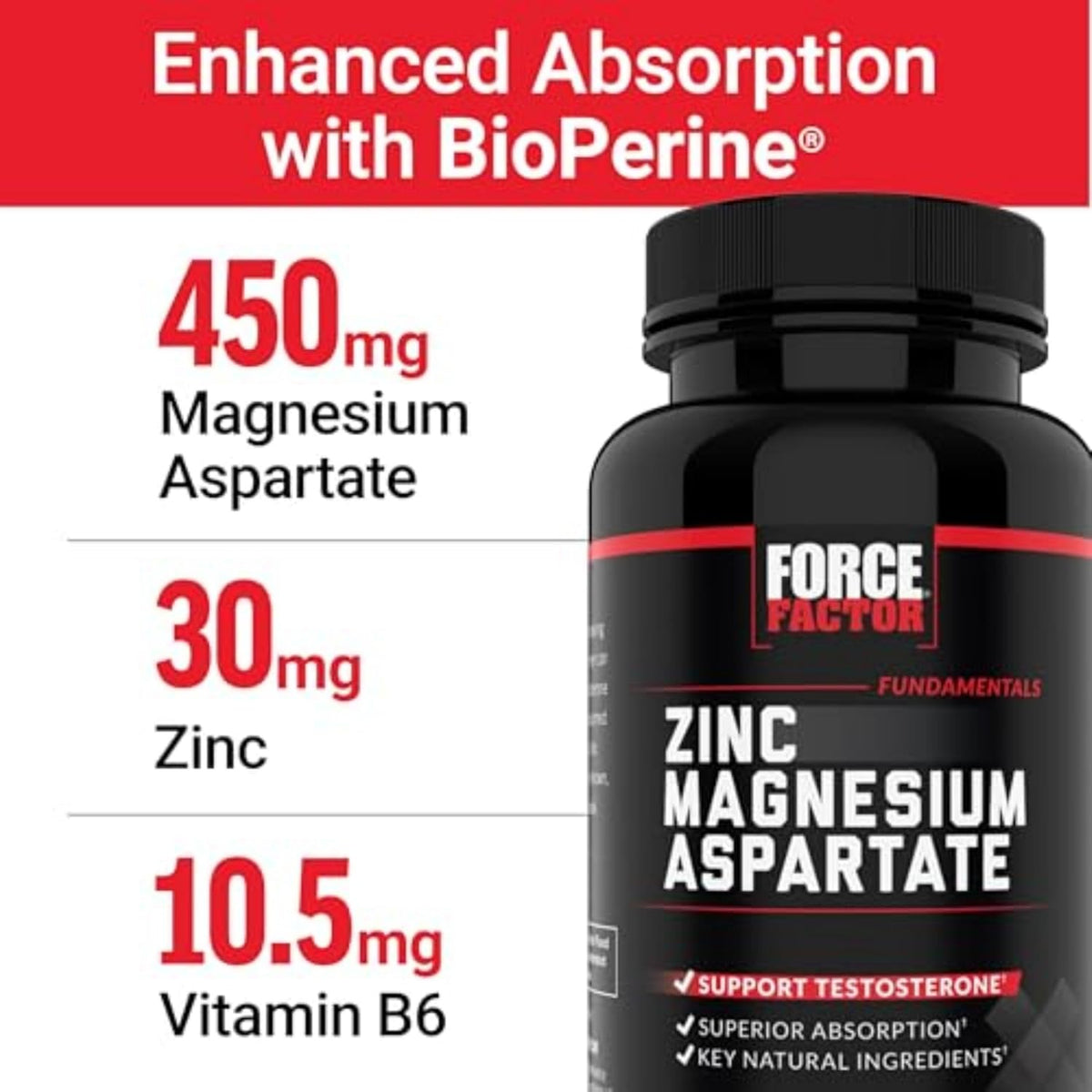 Force Factor Zinc Magnesium Supplement